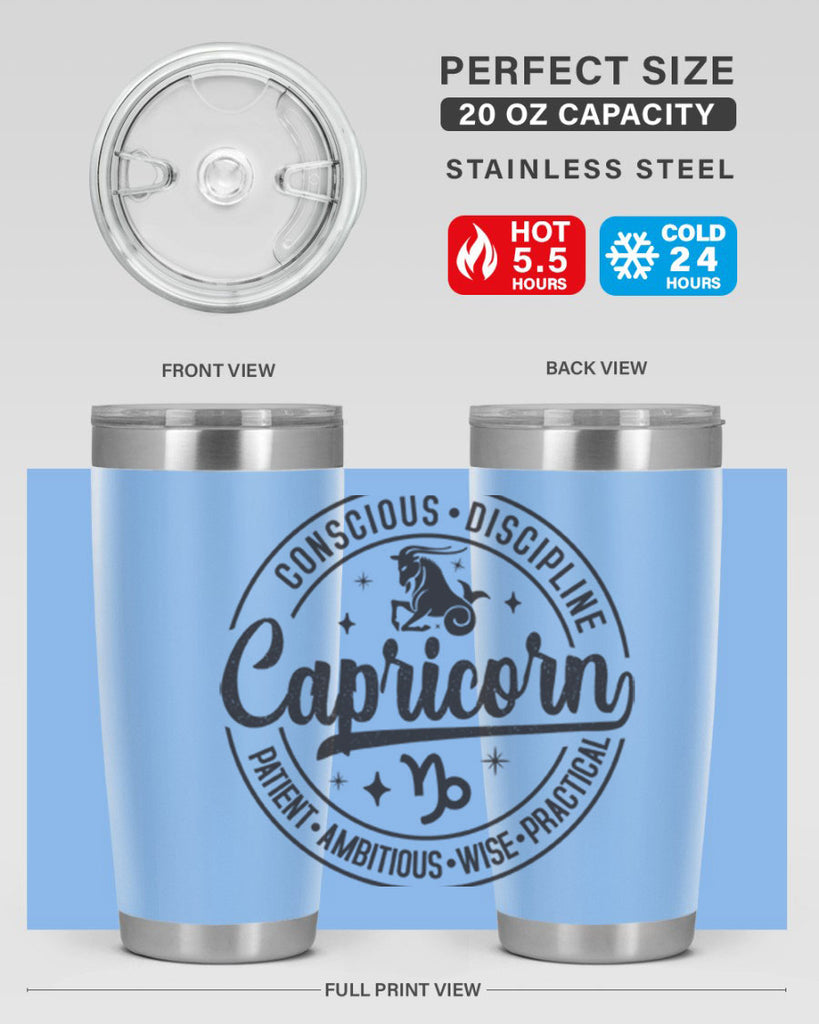 Capricorn 190#- zodiac- Tumbler