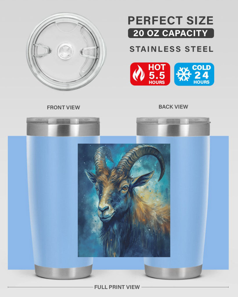 Capricorn 37#- zodiac- Tumbler