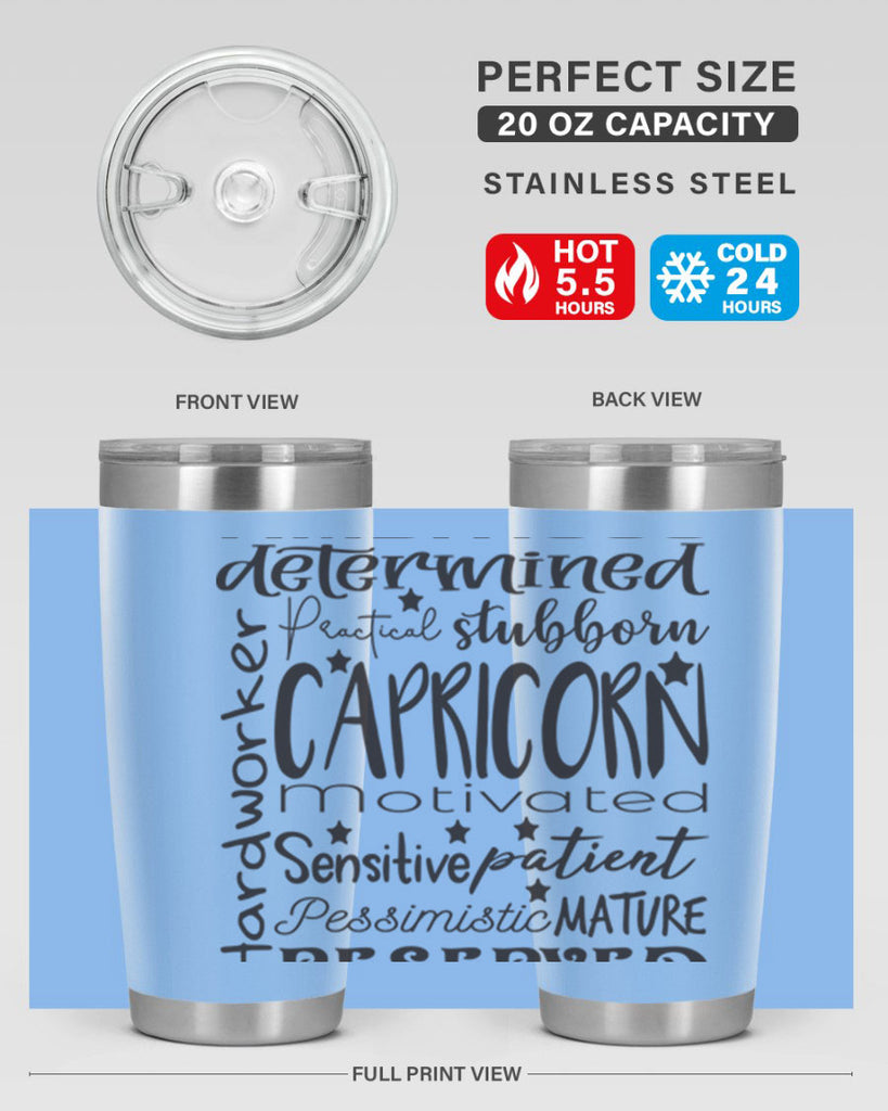 Capricorn 566#- zodiac- Tumbler