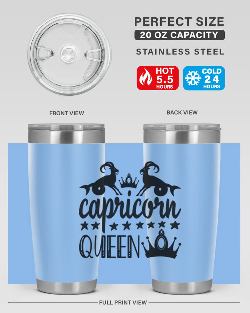 Capricorn queen 195#- zodiac- Tumbler