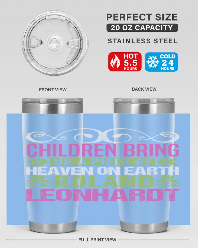 Children bring us a piece of Heaven Style 284#- baby- tumbler