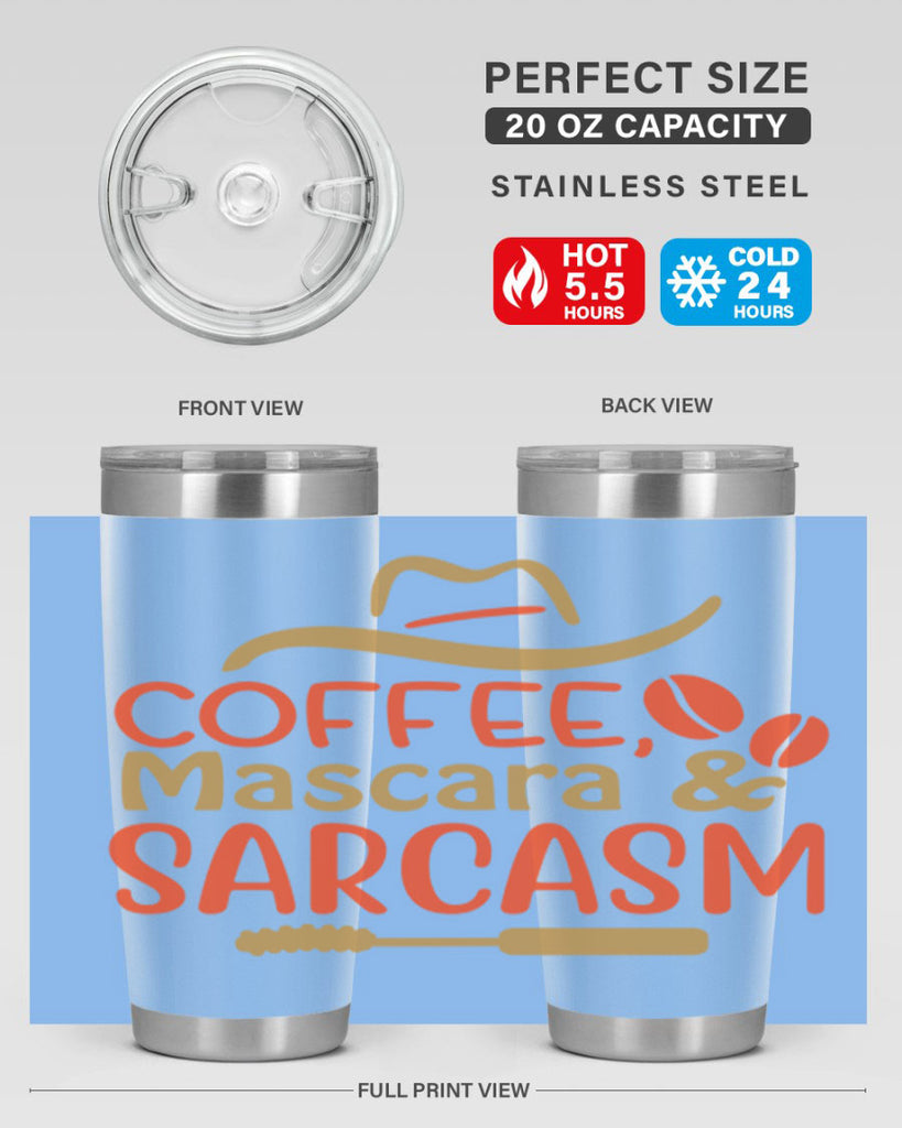 Coffee Mascara Sarcasm 21#- fashion- Cotton Tank