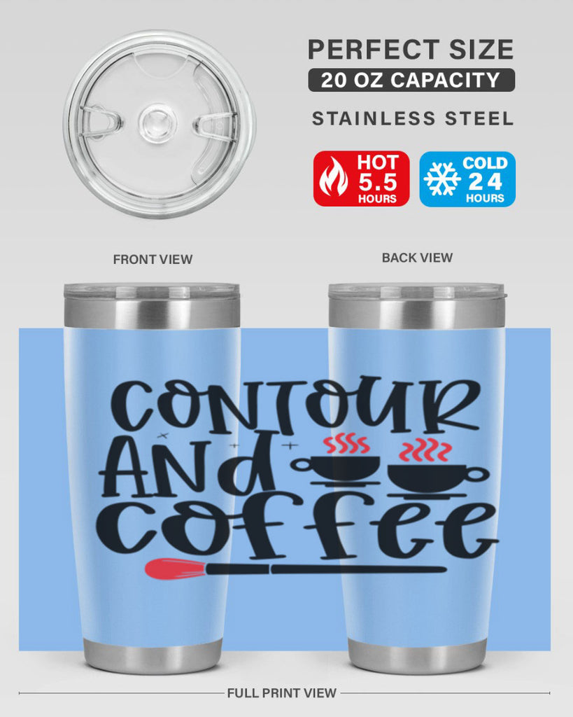 Contour And Coffee Style 242#- make up- Tumbler
