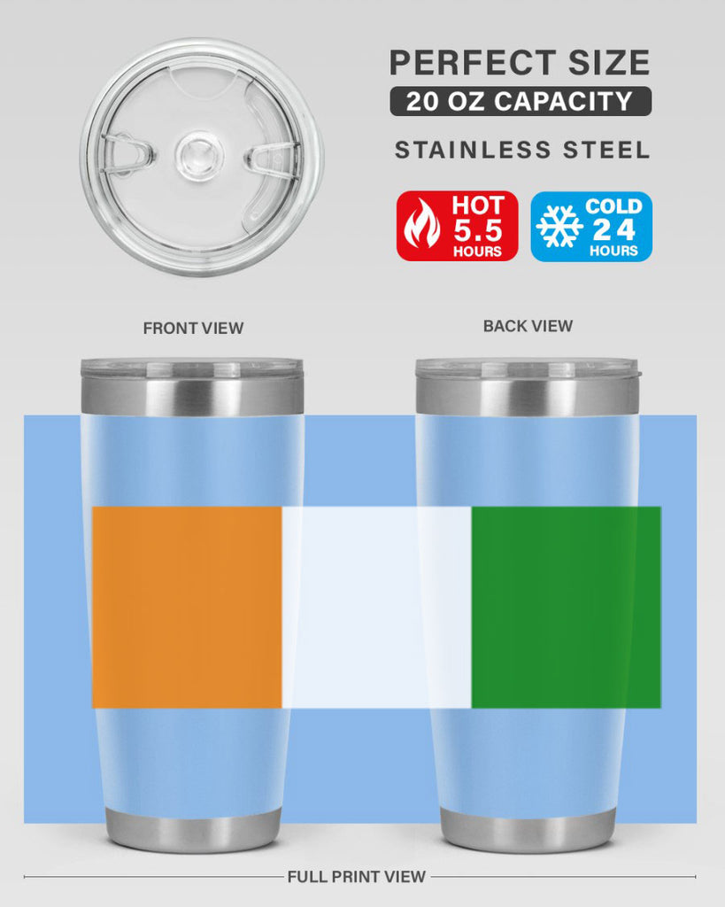 Cote dIvoire 156#- world flags- Tumbler
