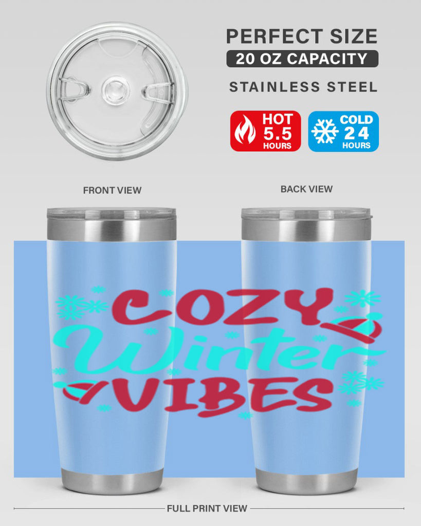 Cozy Winter Vibes Winter 83#- winter- Tumbler