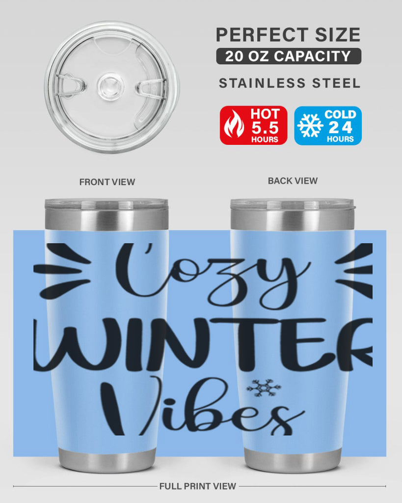 Cozy Winter Vibes76#- winter- Tumbler