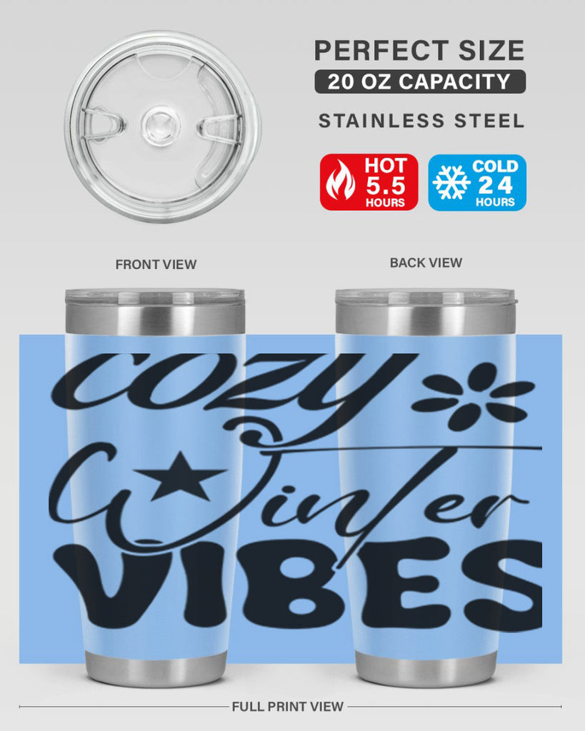 Cozy winter vibes 79#- winter- Tumbler