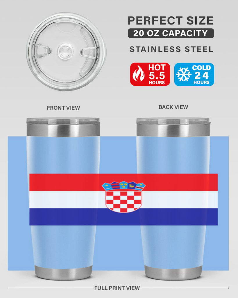 Croatia 155#- world flags- Tumbler