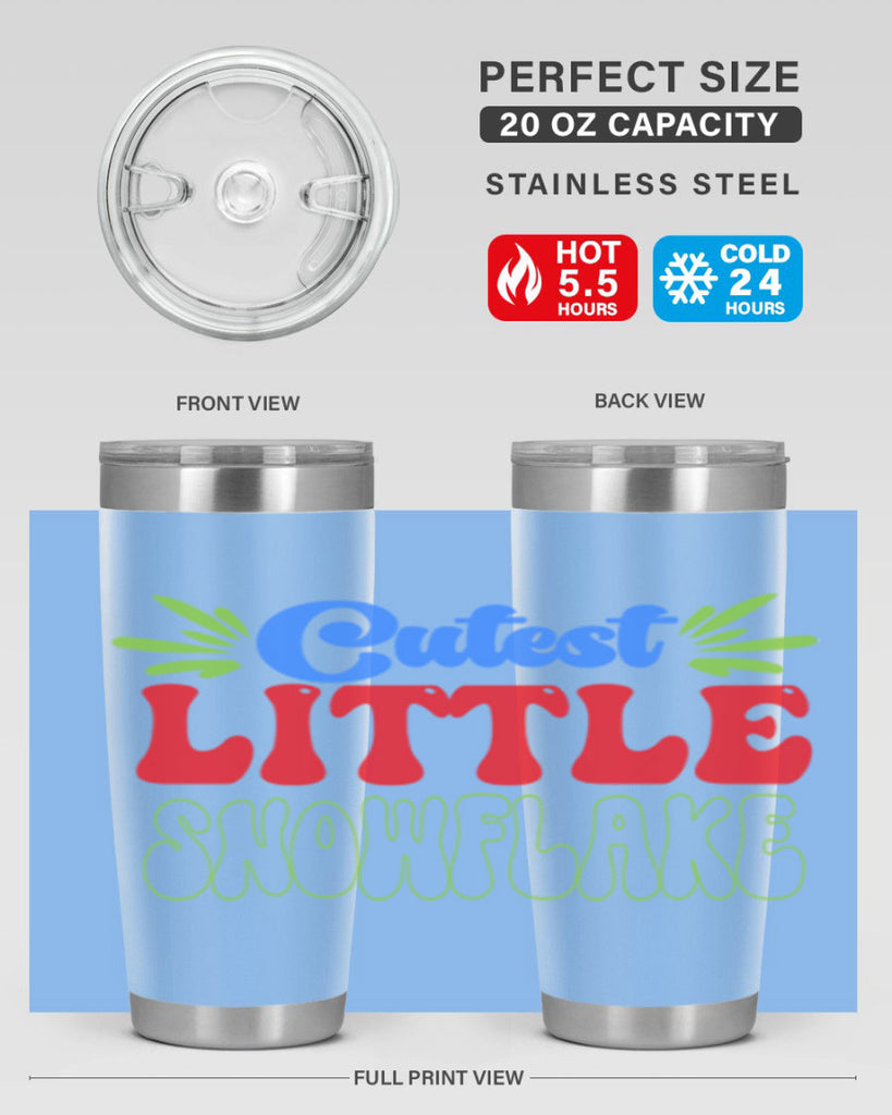 Cutest little snowflake 89#- winter- Tumbler