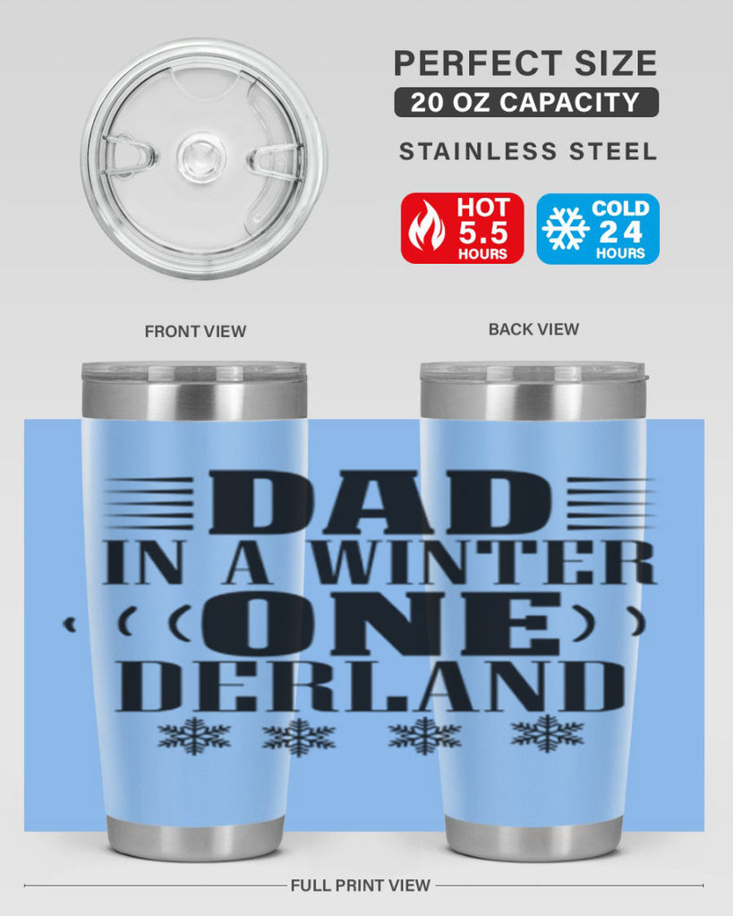DAD IN A WINTER ONE DERLAND 91#- winter- Tumbler