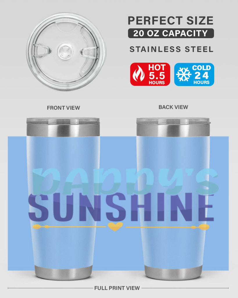 Daddys Sunshine 19#- dad- Tumbler