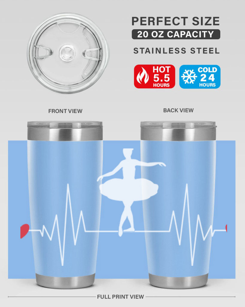 Dance Girl Heat Beat Dancing Ballet 28#- ballet- Tumbler