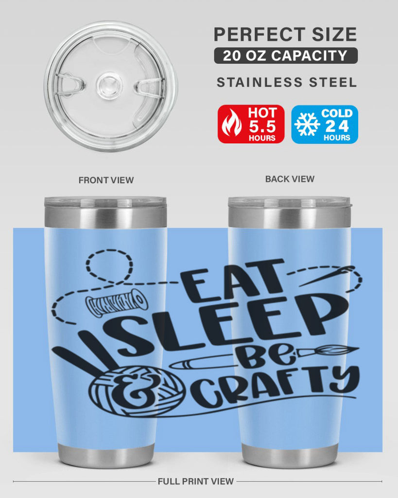 Eat Slepp Be Crafty 28#- crafting- Tumbler