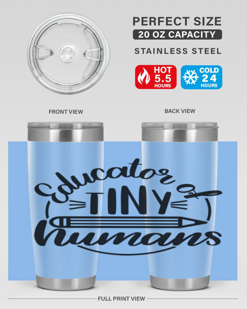 Educator Of Tiny Humans Style 76#- teacher- tumbler