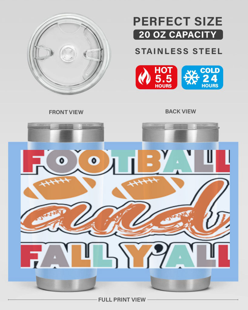 FootballandFallYall 186#- fall- Tumbler