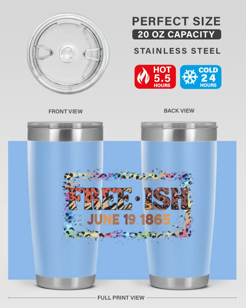 FreeIsh June 1865 Junteenth Png 32#- Juneteenth- tumbler