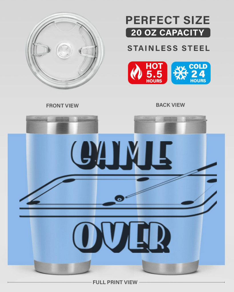 Game over 1218#- billards- Tumbler