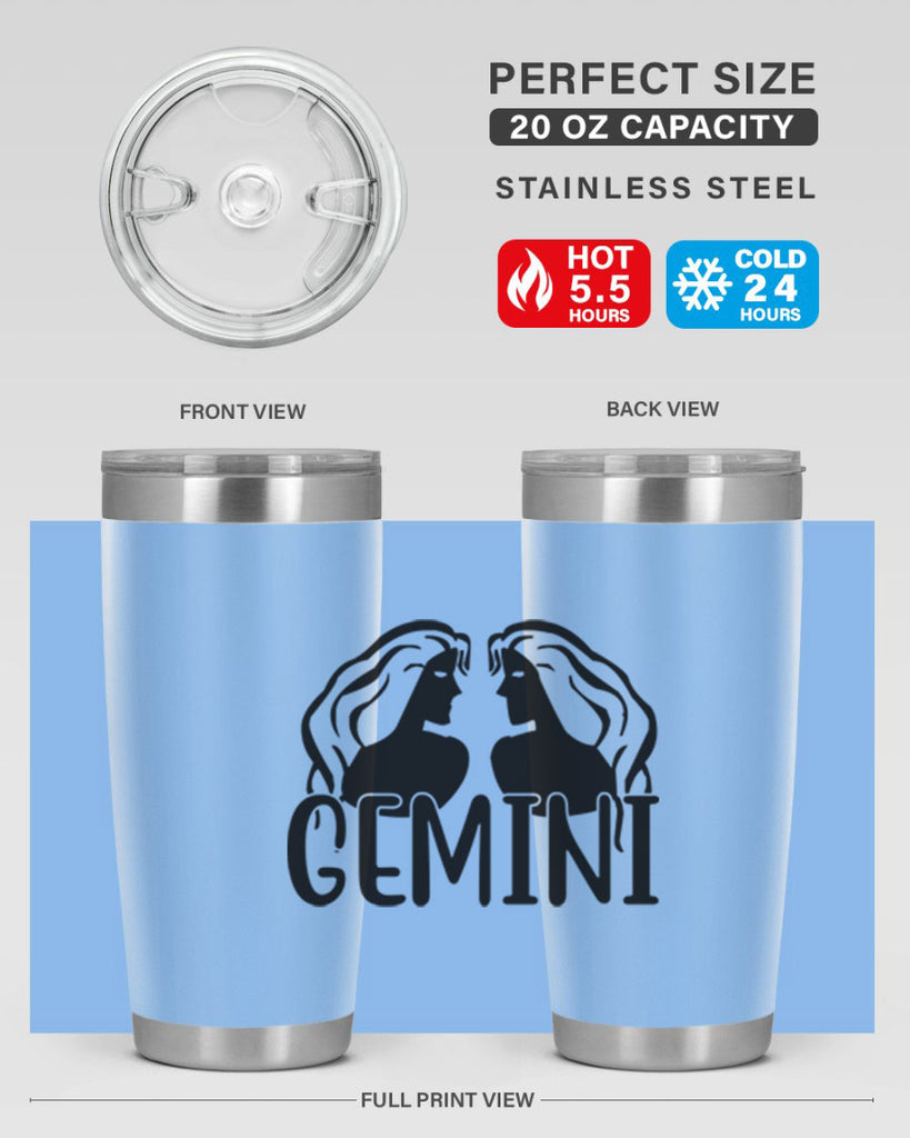 Gemini 227#- zodiac- Tumbler