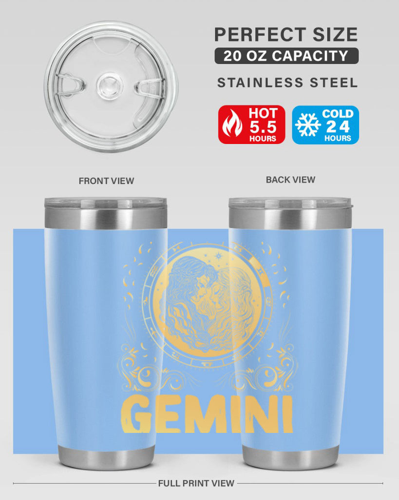 Gemini 234#- zodiac- Tumbler