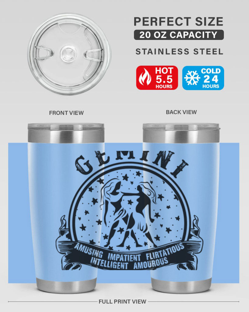 Gemini 9#- zodiac- Tumbler