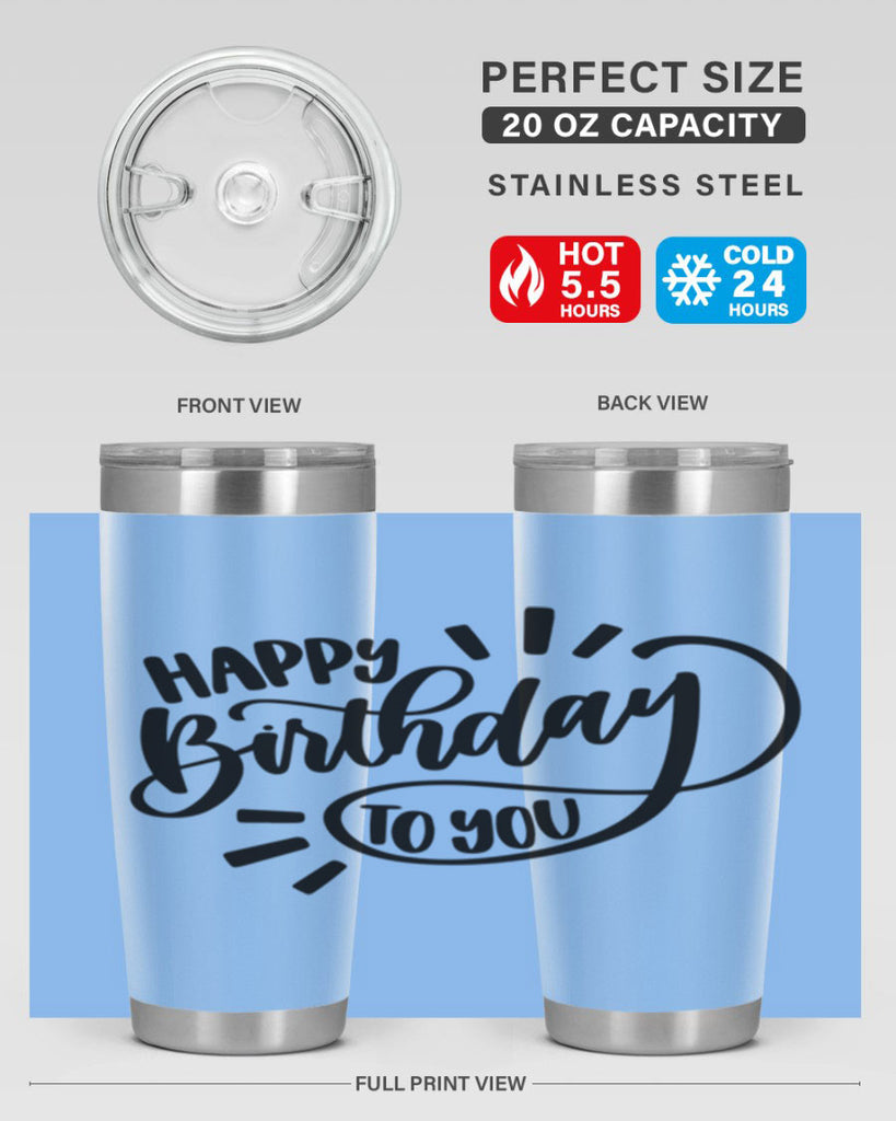 Happy Birthday To You Style 4#- birthday- tumbler