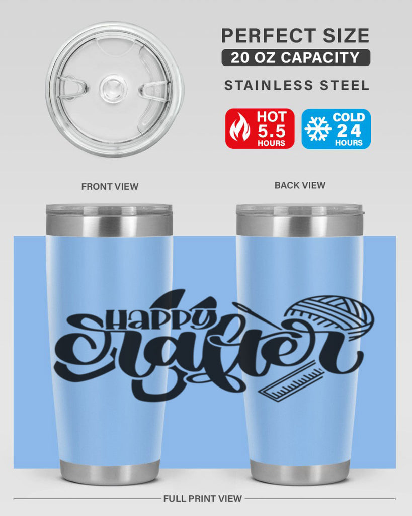 Happy Craften 24#- crafting- Tumbler