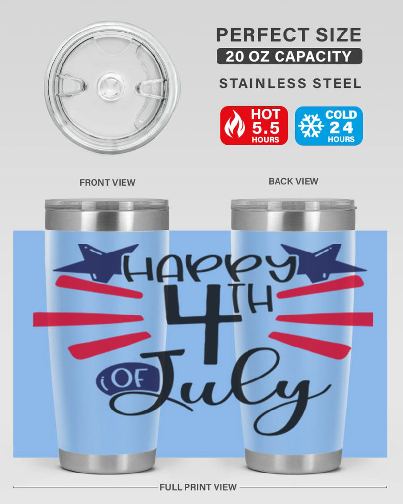Happy th Of July Style 155#- Fourt Of July- Tumbler