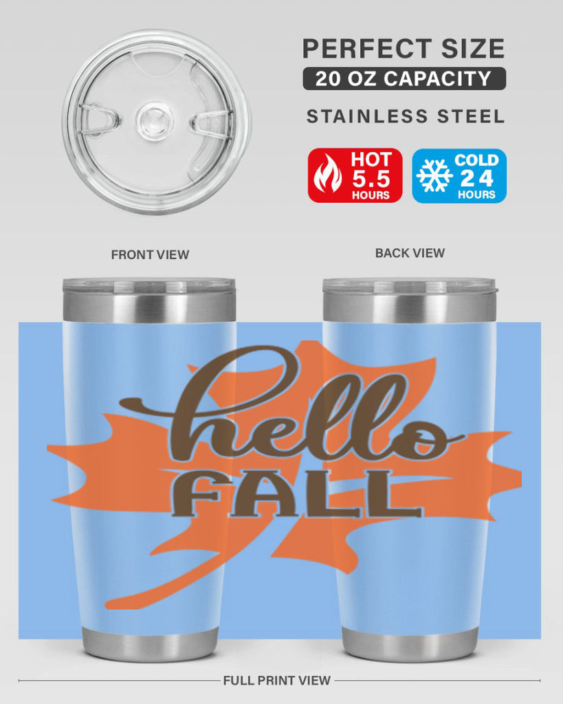 Hello Fall 273#- fall- Tumbler