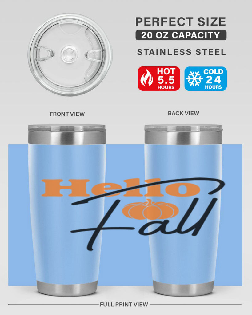 Hello Fall 279#- fall- Tumbler