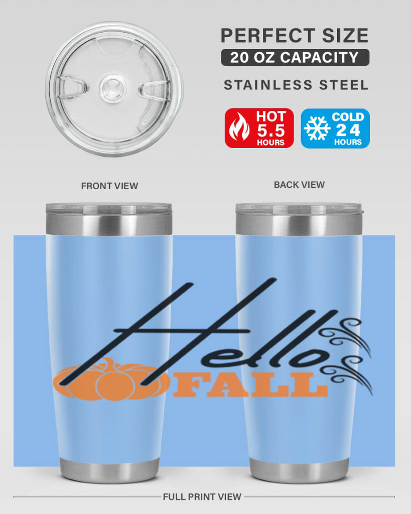 Hello Fall 281#- fall- Tumbler