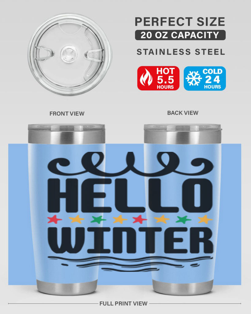 Hello Winter 185#- winter- Tumbler