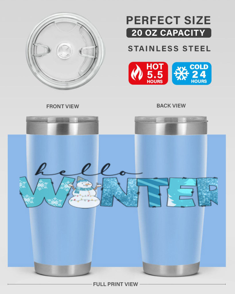 Hello Winter 188#- winter- Tumbler