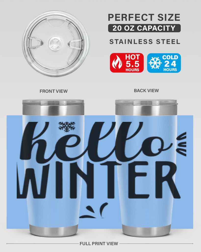 Hello Winter171#- winter- Tumbler