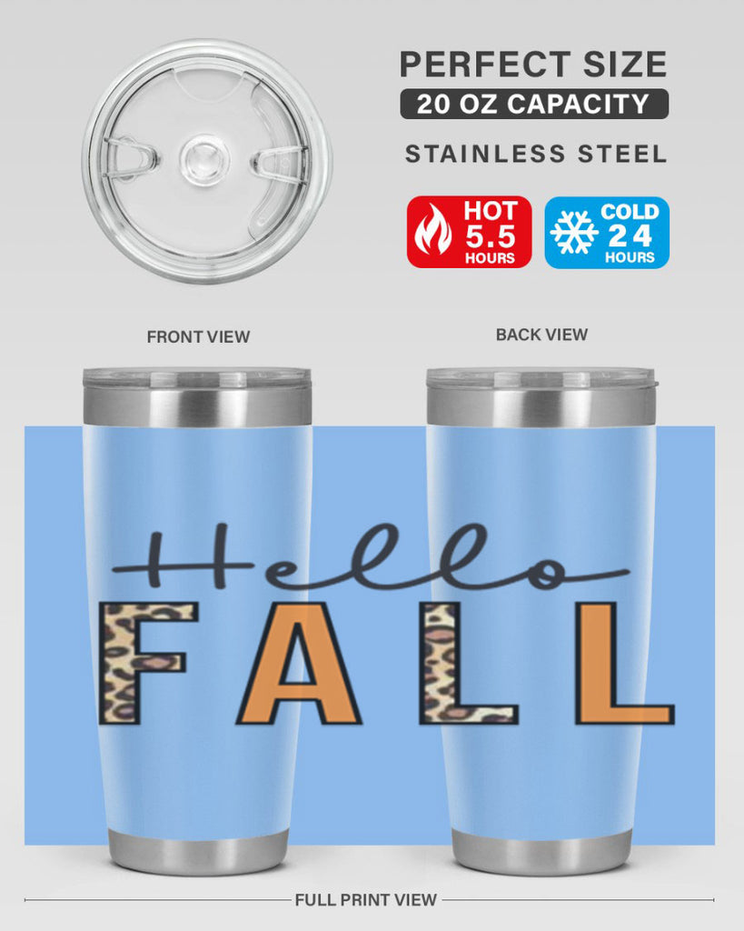 Hello fall 276#- fall- Tumbler