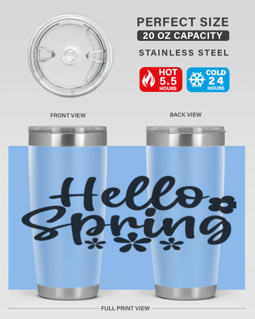 Hello spring  design 232#- spring- Tumbler