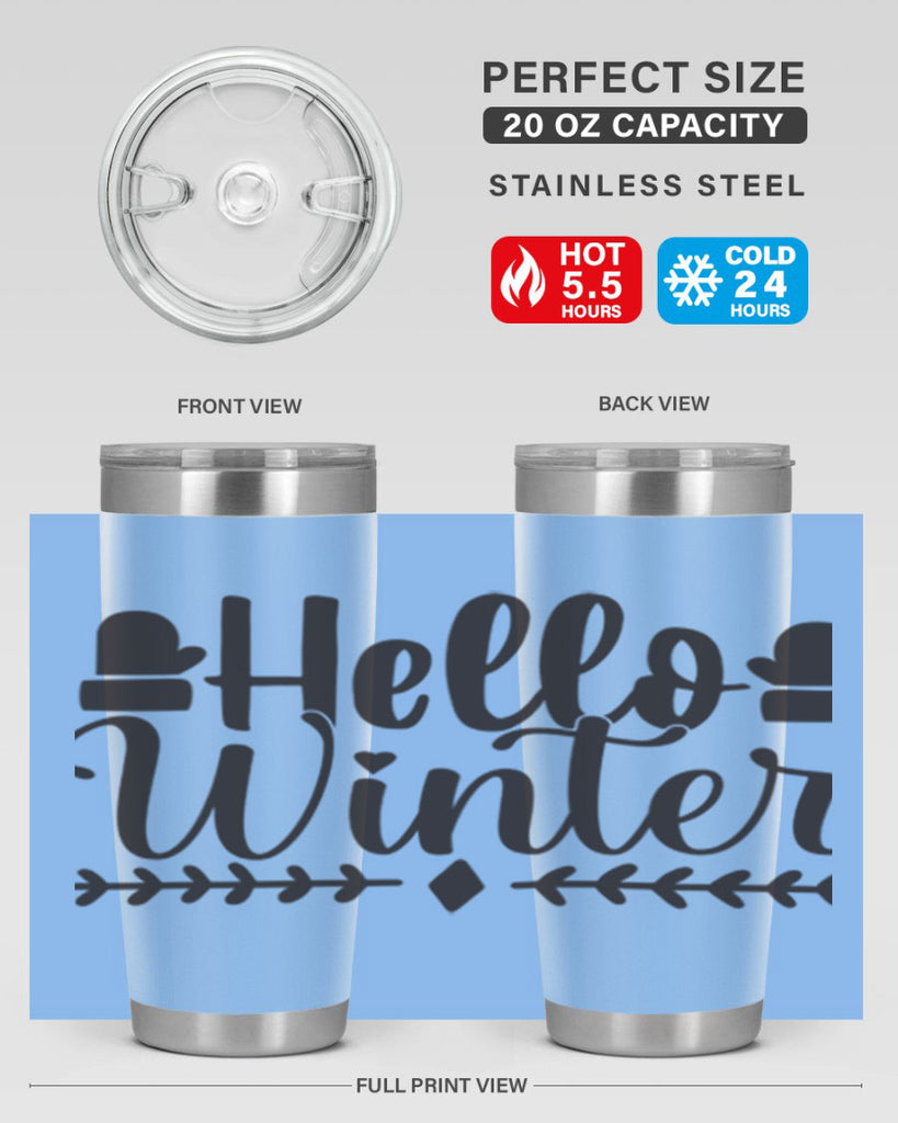 Hello winter 184#- winter- Tumbler