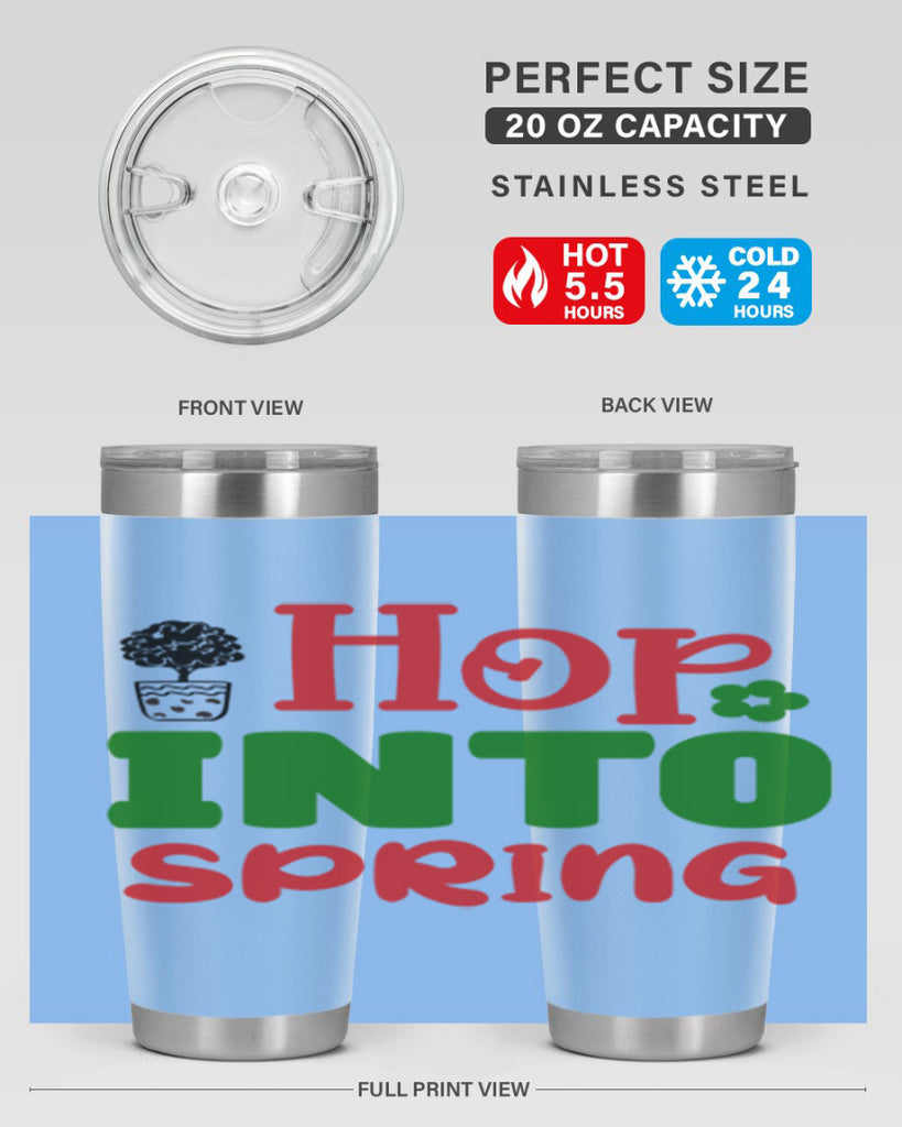 Hop into Spring 251#- spring- Tumbler