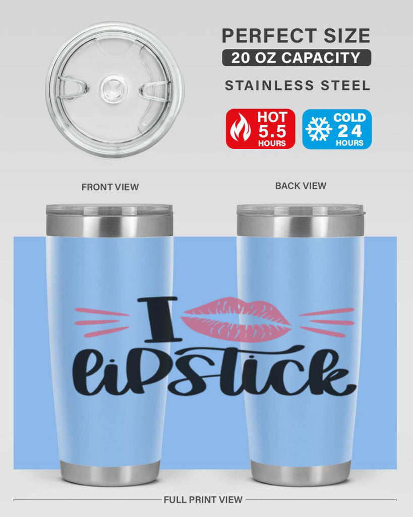 I Love Lipstick Style 86#- make up- Tumbler