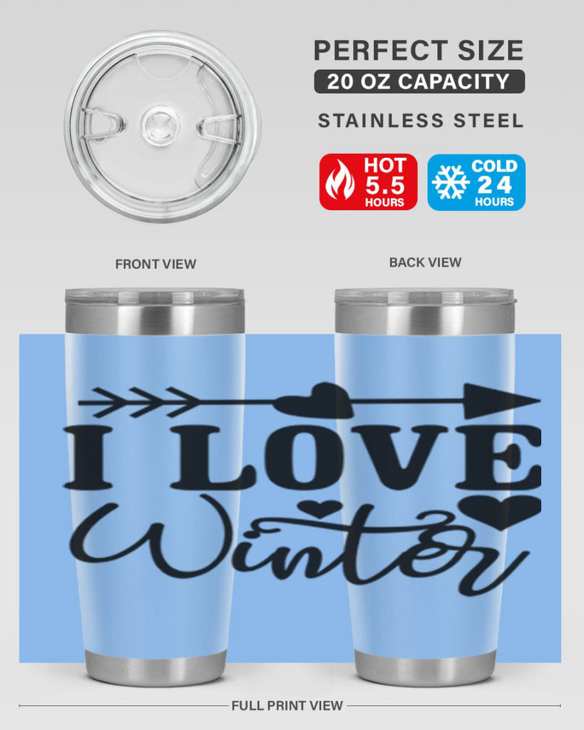 I Love Winter 227#- winter- Tumbler