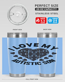 I love my Style 46#- autism- Tumbler