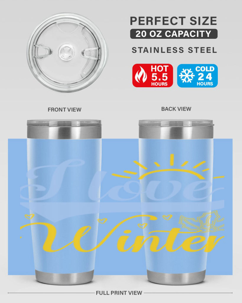 I love winter228#- winter- Tumbler