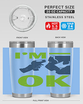 Im ok Style 30#- corona virus- Tumbler