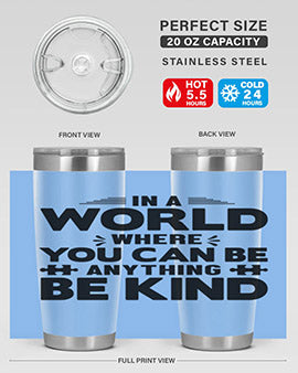 In a world Style 48#- autism- Tumbler