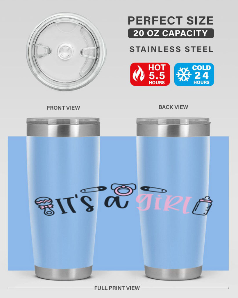 Its A Girl Style 78#- baby- tumbler