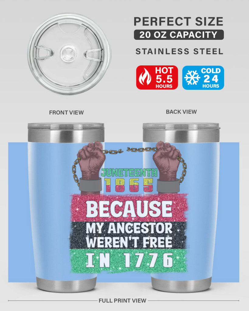 Juneteenth 1865 Ancestor 4#- Juneteenth- tumbler