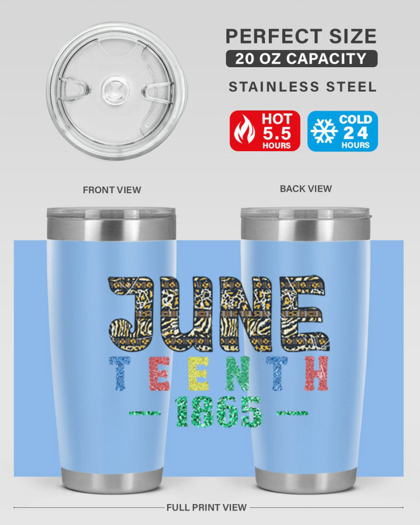 Juneteenth 1865 Png 40#- Juneteenth- tumbler