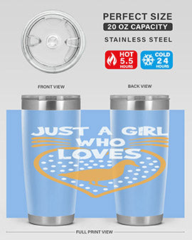 Just A Girl Who Loves Duck Style 34#- duck- Tumbler