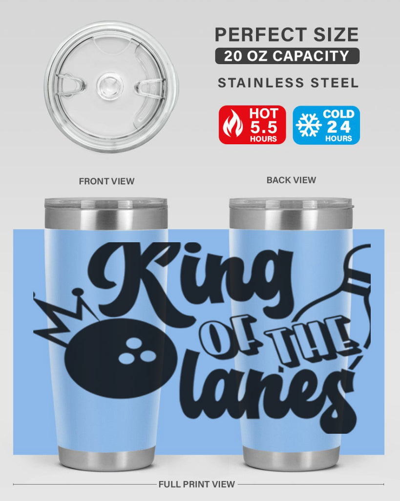 King of the lanes 956#- bowlig- Tumbler