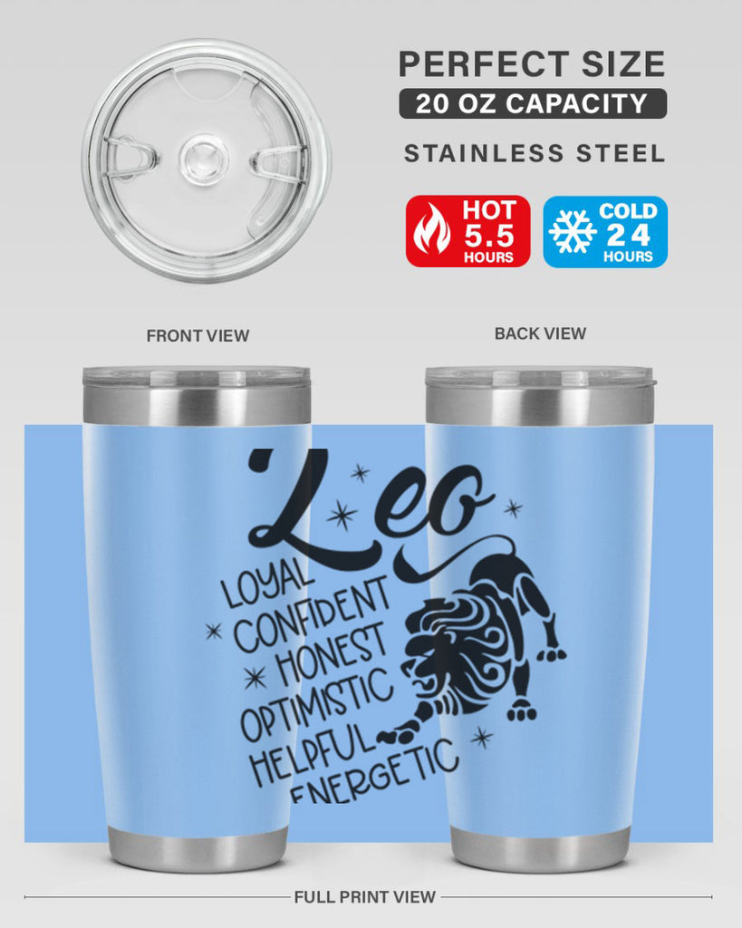 Leo 282#- zodiac- Tumbler