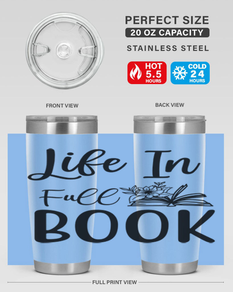 Life In Full Book 297#- spring- Tumbler